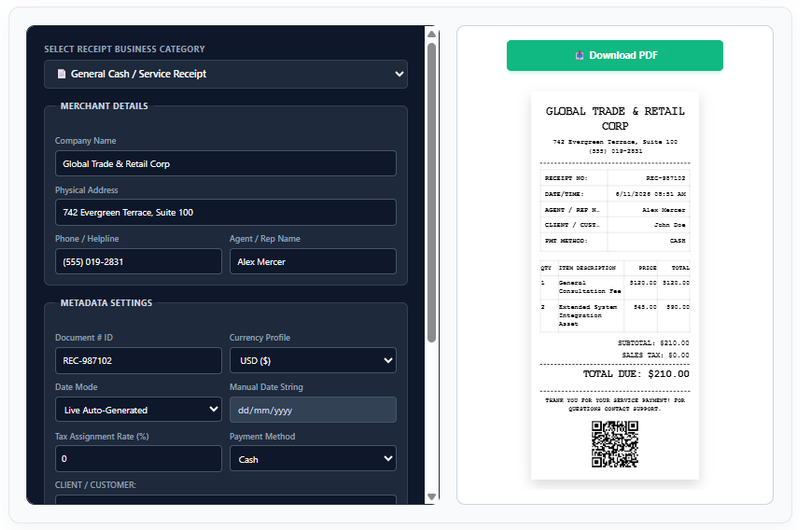 image of Receipt Generator Pro image of Receipt Generator Pro