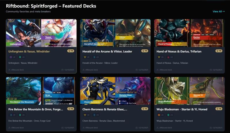 image of Riftbound Decks image of Riftbound Decks