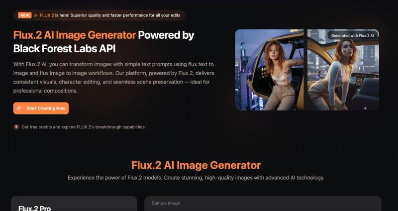 image of Free Flux 2 AI Image Generator