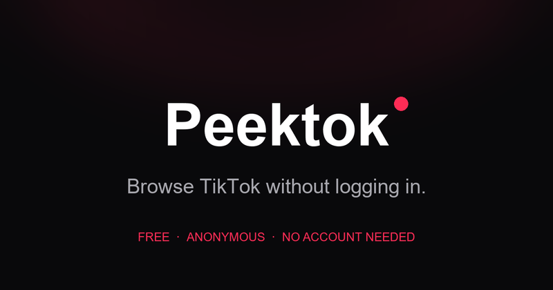 image of Peektok