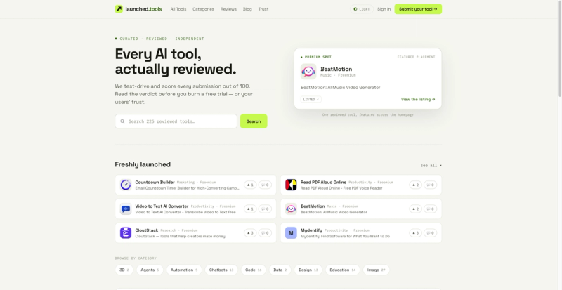 image of Launched Tools