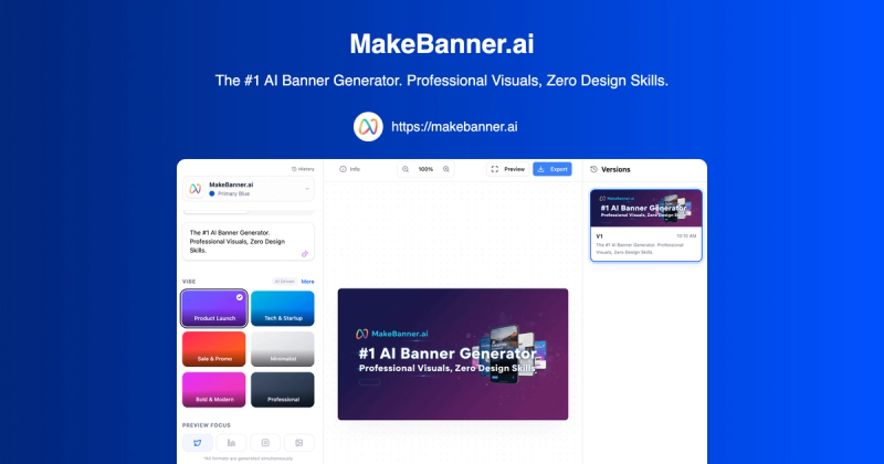 image of MakeBanner.ai