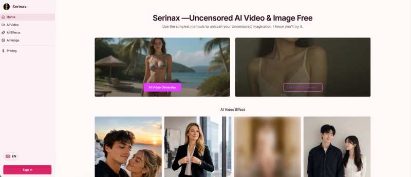 image of Serinax AI Generator