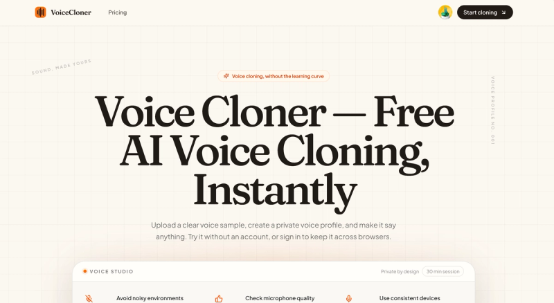 image of Voice Cloner image of Voice Cloner