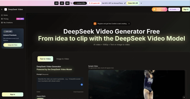 image of deepseek video image of deepseek video