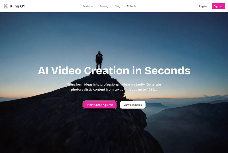 image of Kling O1 Video Generator image of Kling O1 Video Generator
