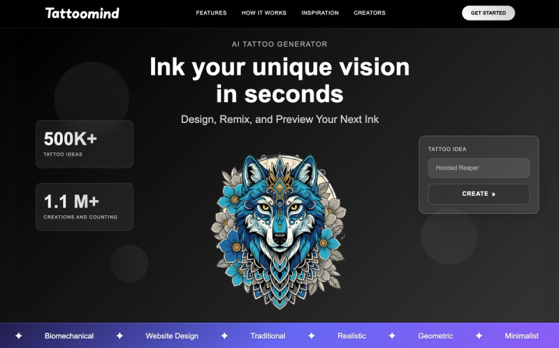 image of Tattoomind AI