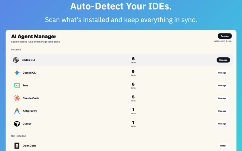 image of SkillMap: AI Skill manager