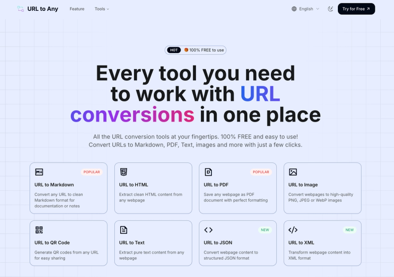image of URL to Any