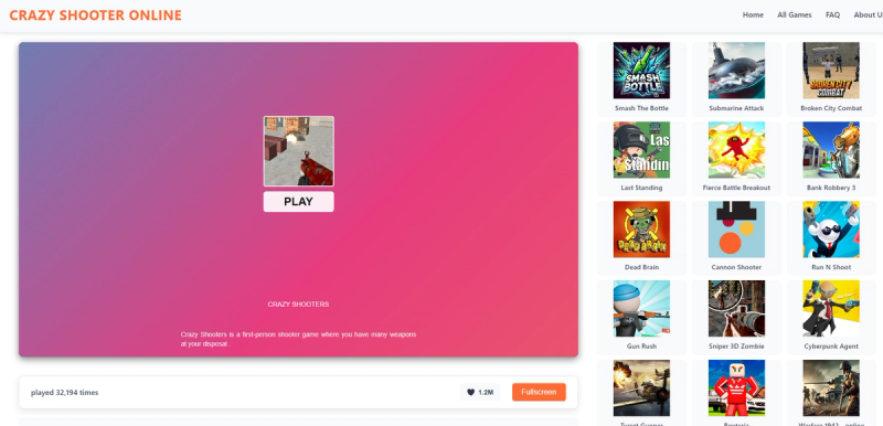 image of Crazy Shooter Online