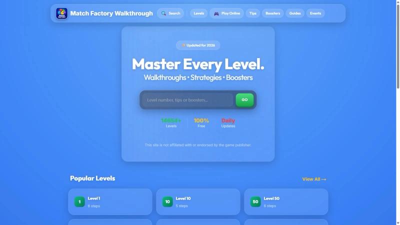 image of Match Factory Walkthrough