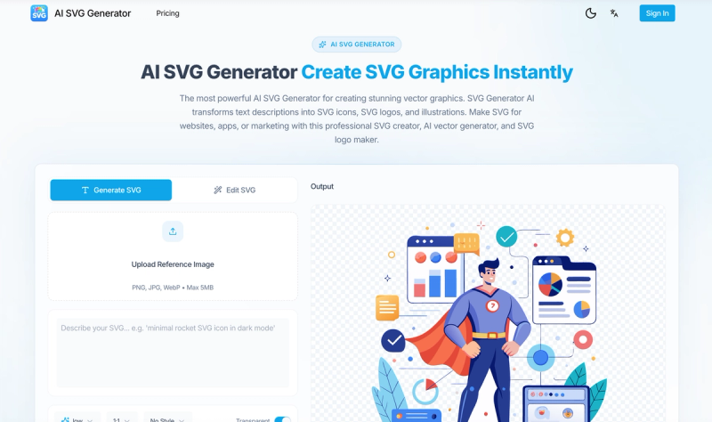image of AI SVG Generator