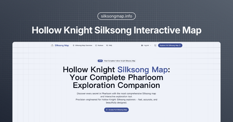image of Silksong Map