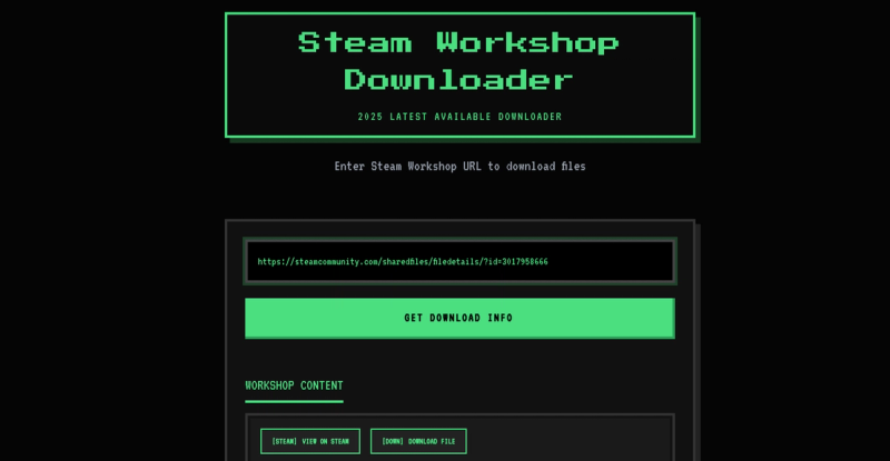 image of Steam Workshop Downloader