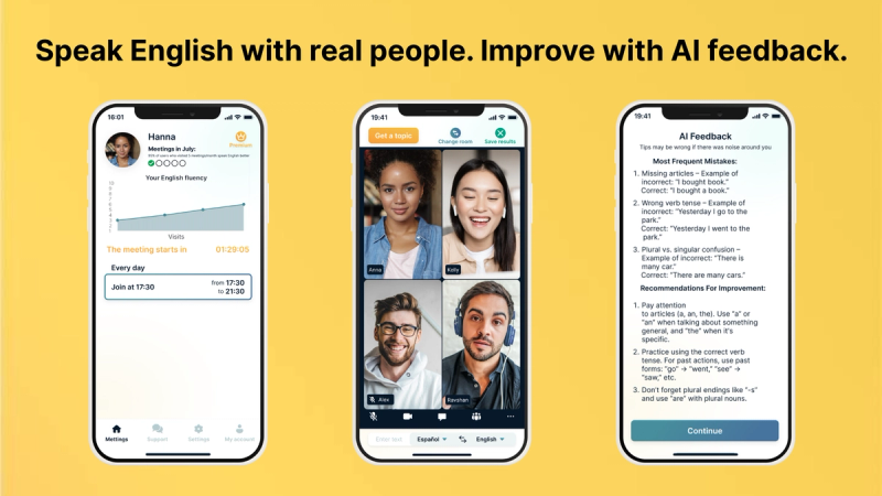 image of Govar AI English speaking club