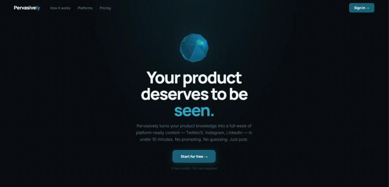 image of Pervasively image of Pervasively