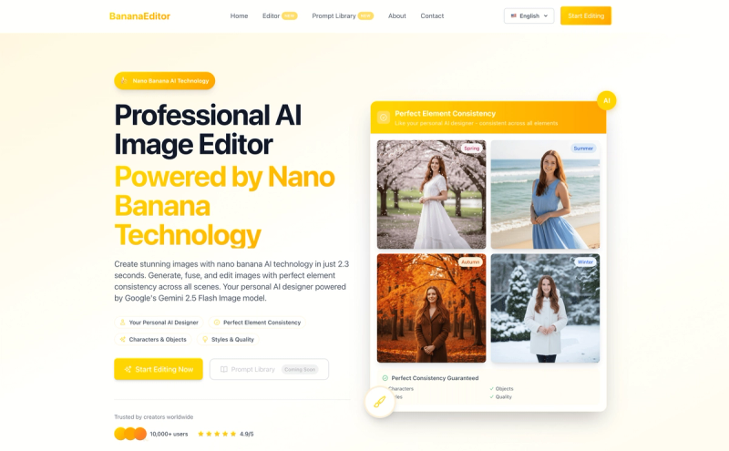 image of BananaEditor – NanoBanana AI