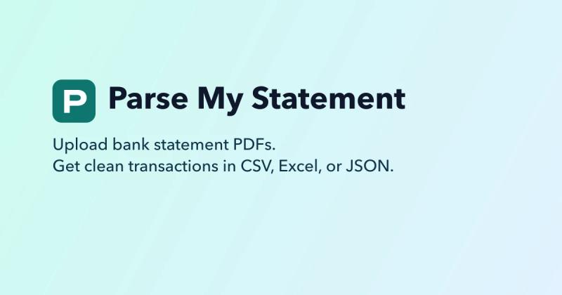 image of Parse My Statement