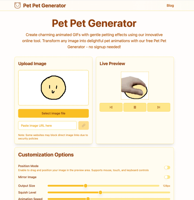 image of Pet Pet Generator