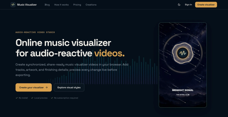 image of Music Visualizer