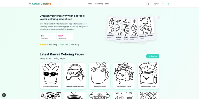 image of KawaiiColoring
