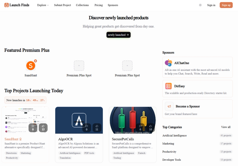 image of LaunchFinds image of LaunchFinds