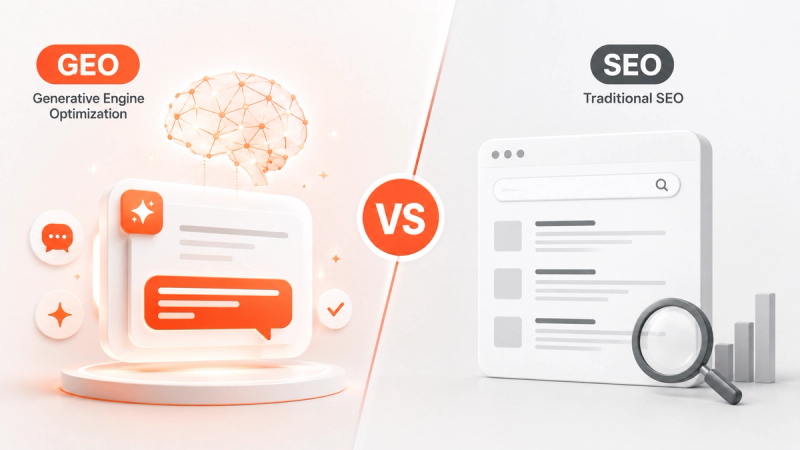 Generative Engine Optimization GEO vs traditional SEO comparison for 2026