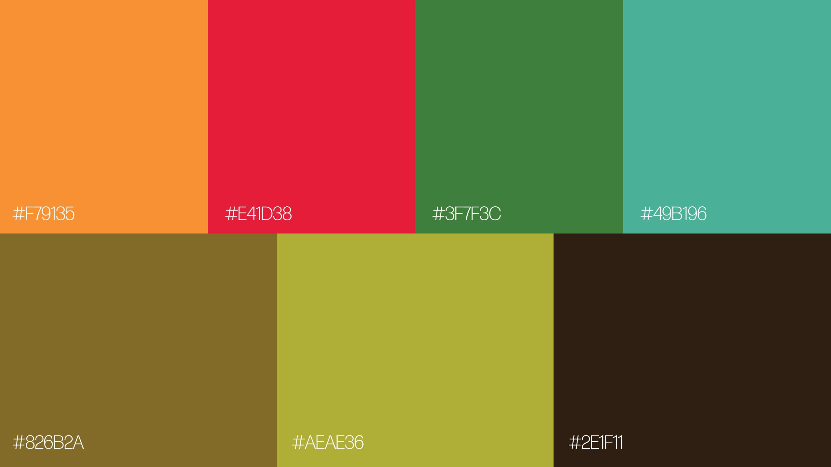 InPocket Product Identity Case Study - Color Palette