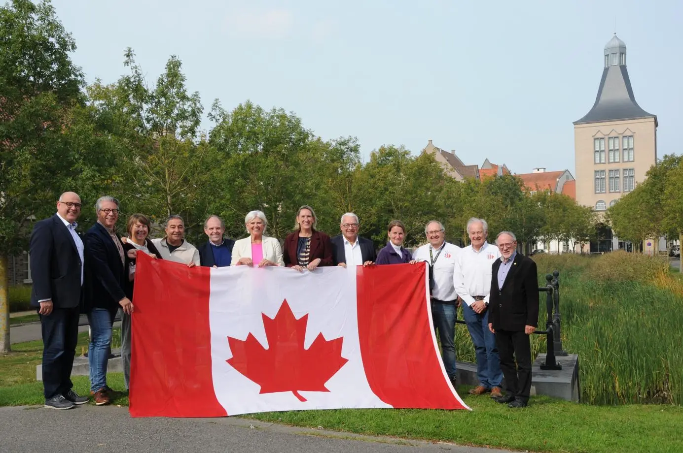 1000 Vlaggen voor 1000 gesneuvelde Canadese soldaten