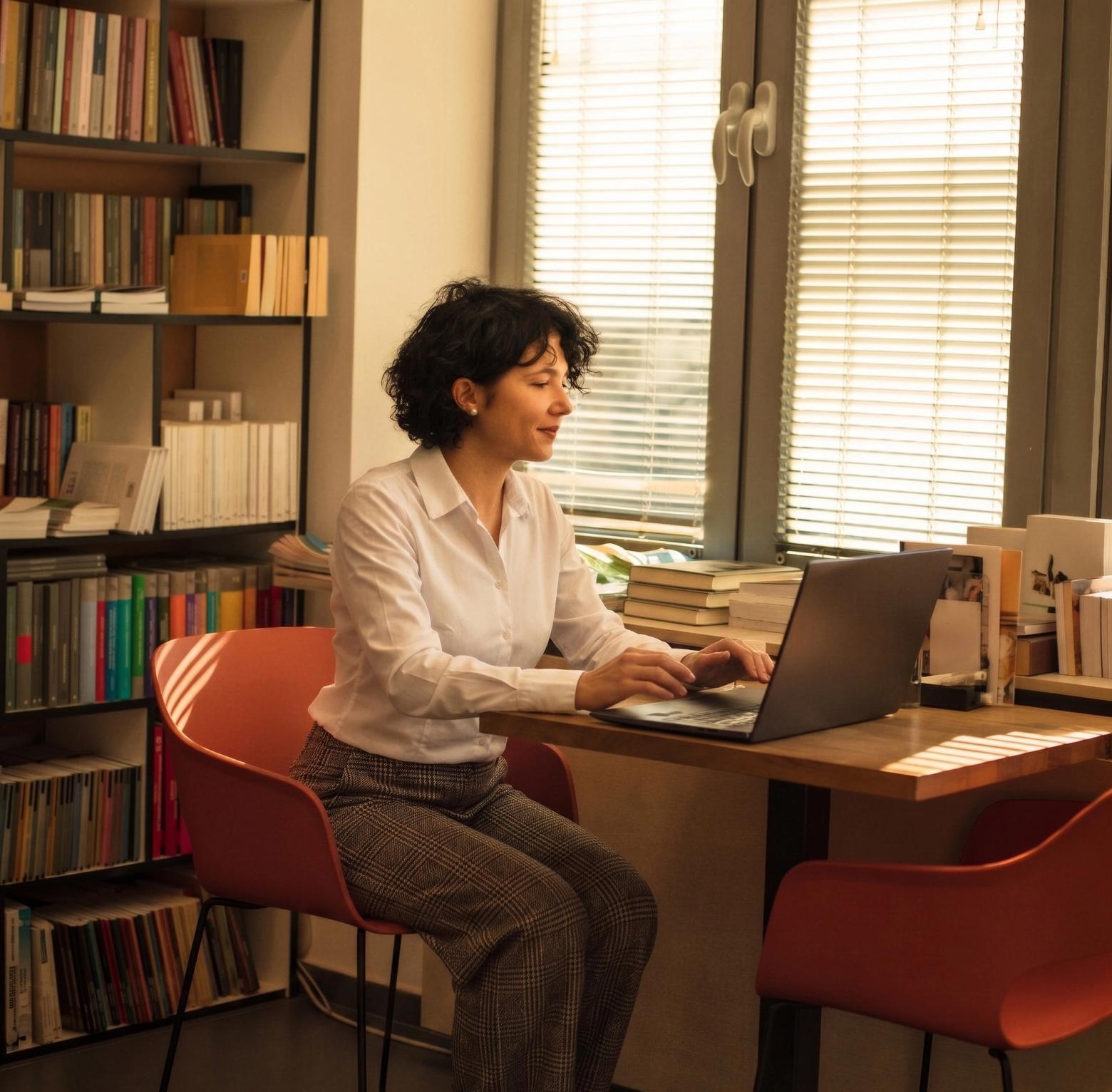 Woman working