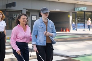 Two Clients walking together.