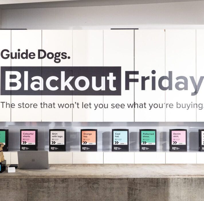 Boxes on display at Blackout Friday.