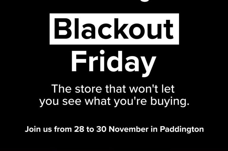 Blackout Friday banner.