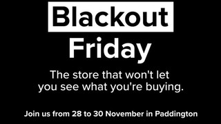 Blackout Friday banner.