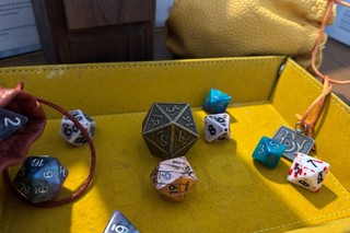 Close up of Dungeons and Dragon board.