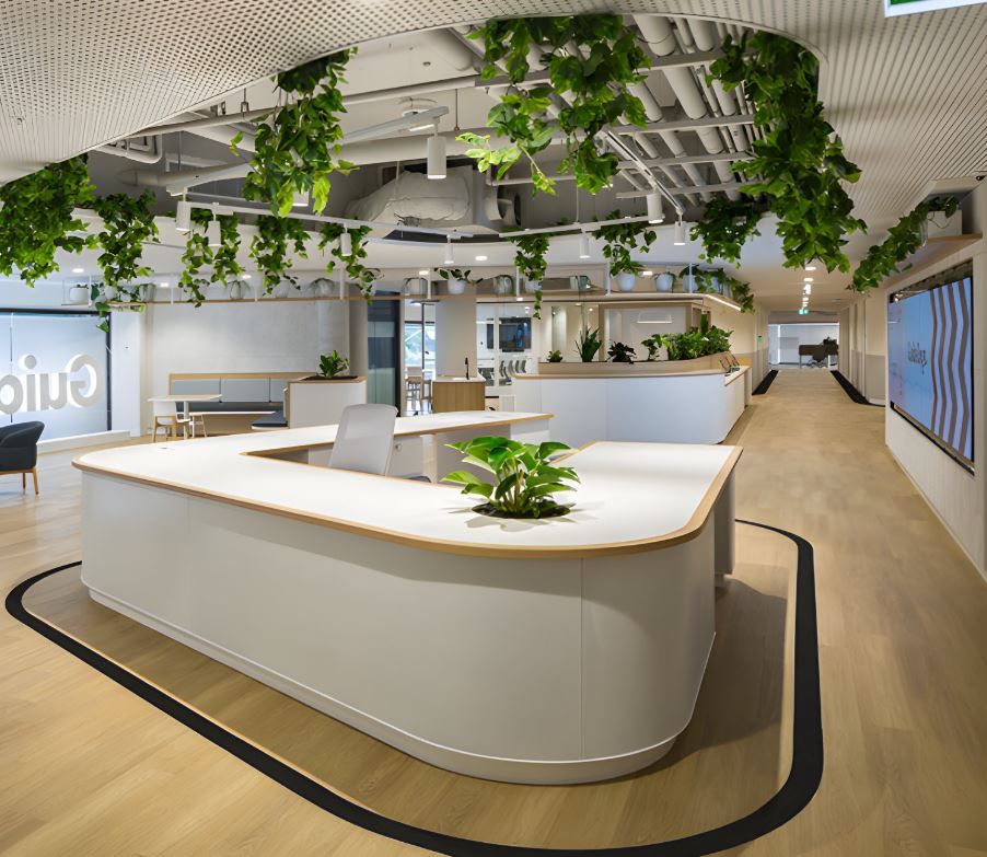 St Leonards reception area.