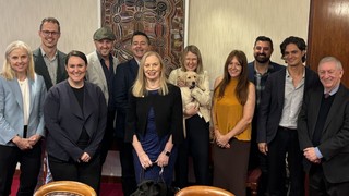 Group photo of attendees and staff for the seminar.
