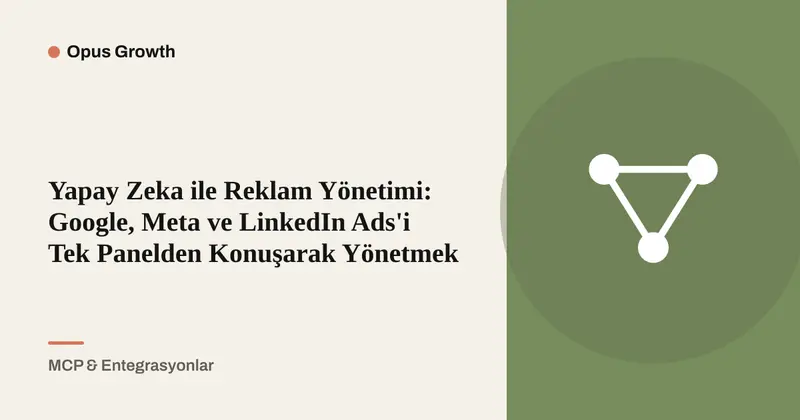LinkedIn, Google, Microsoft ve TikTok Ads Tek Panelde