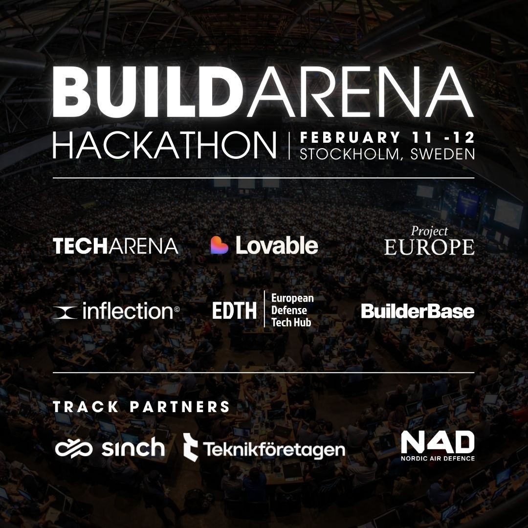 Buildarena at Techarena 2026: Apply to Tech Forward’s hackathon track