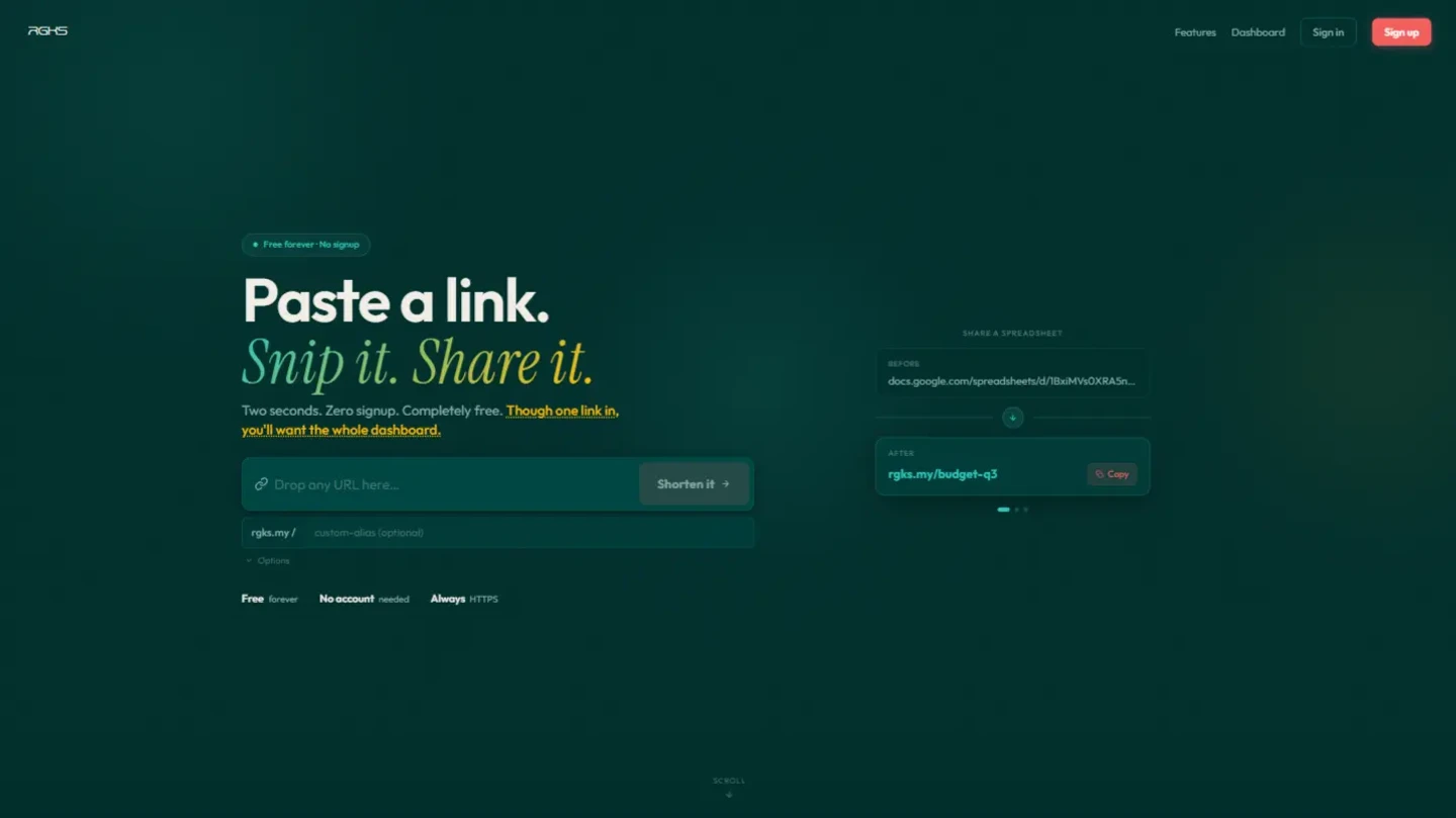 RingkasJer - URL Shortener Platform