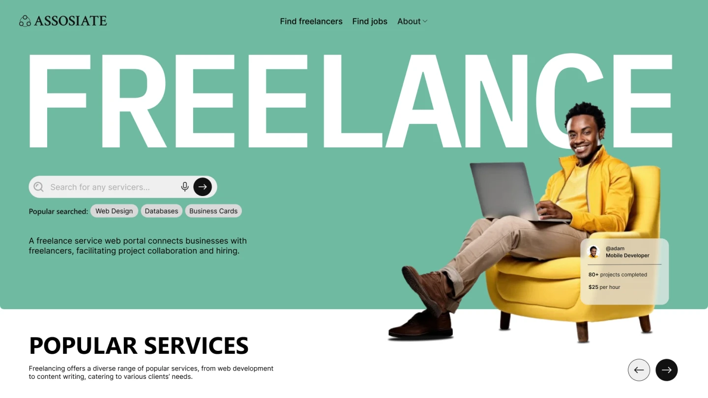Assosiate - Freelance Service Platform