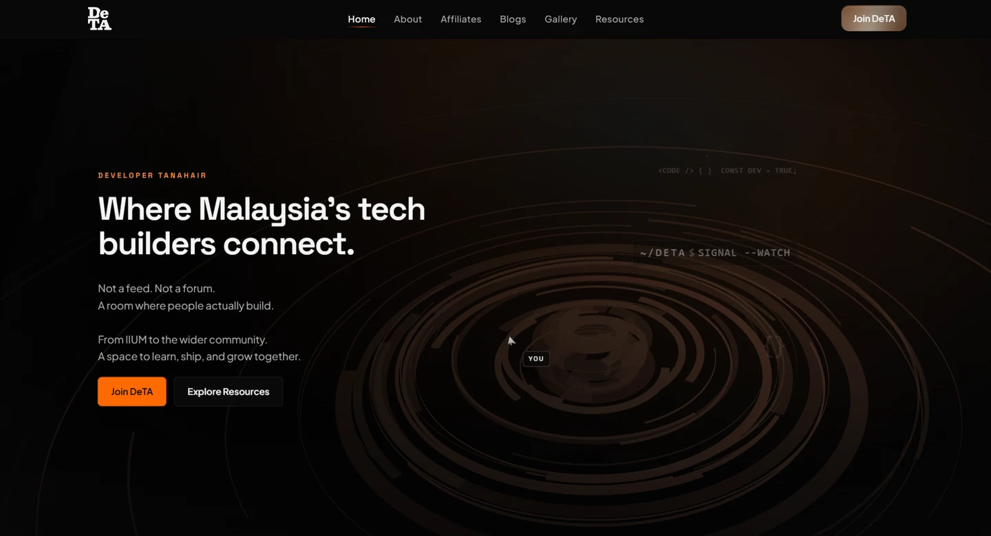 DeTA Community - Official Website