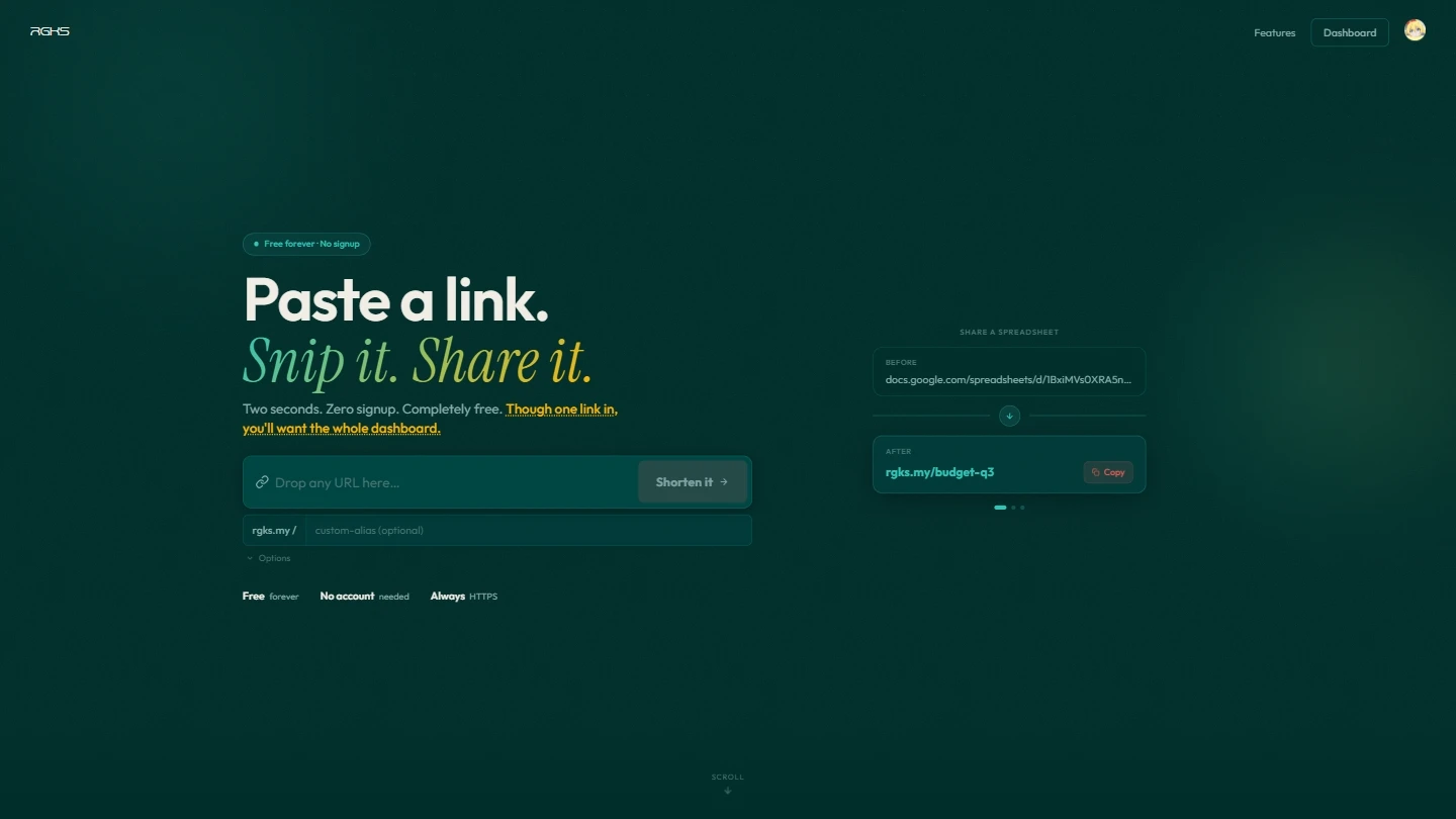 RingkasJer - URL Shortener Platform
