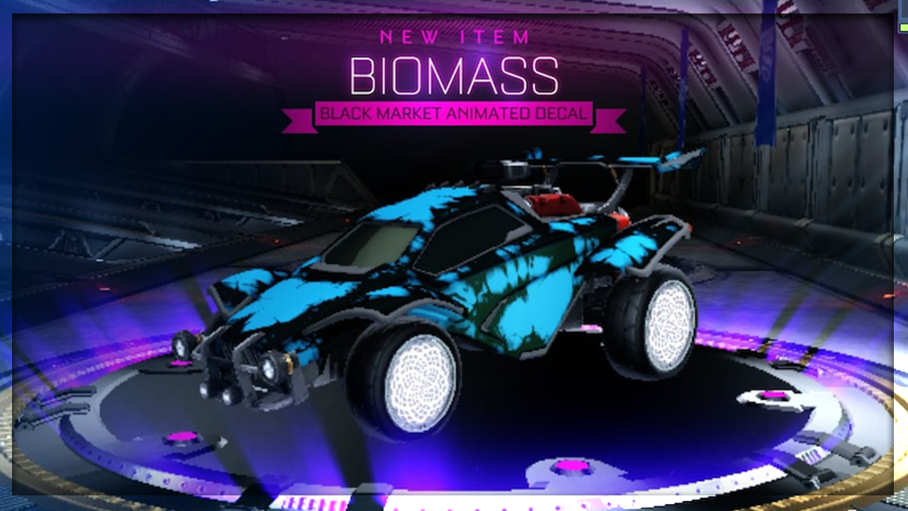 Biomass Rocket League: Unleash the Power of the Black Market Decal | OP ...