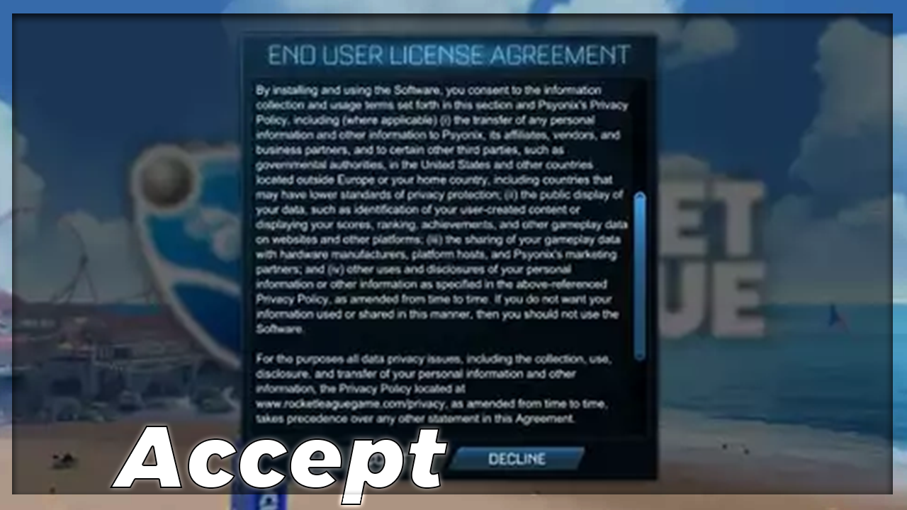 How to Accept License Agreement in Rocket League: A Comprehensive 
