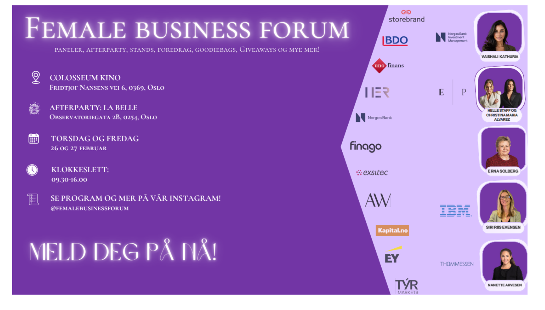 Grafikk med foto av deltakere