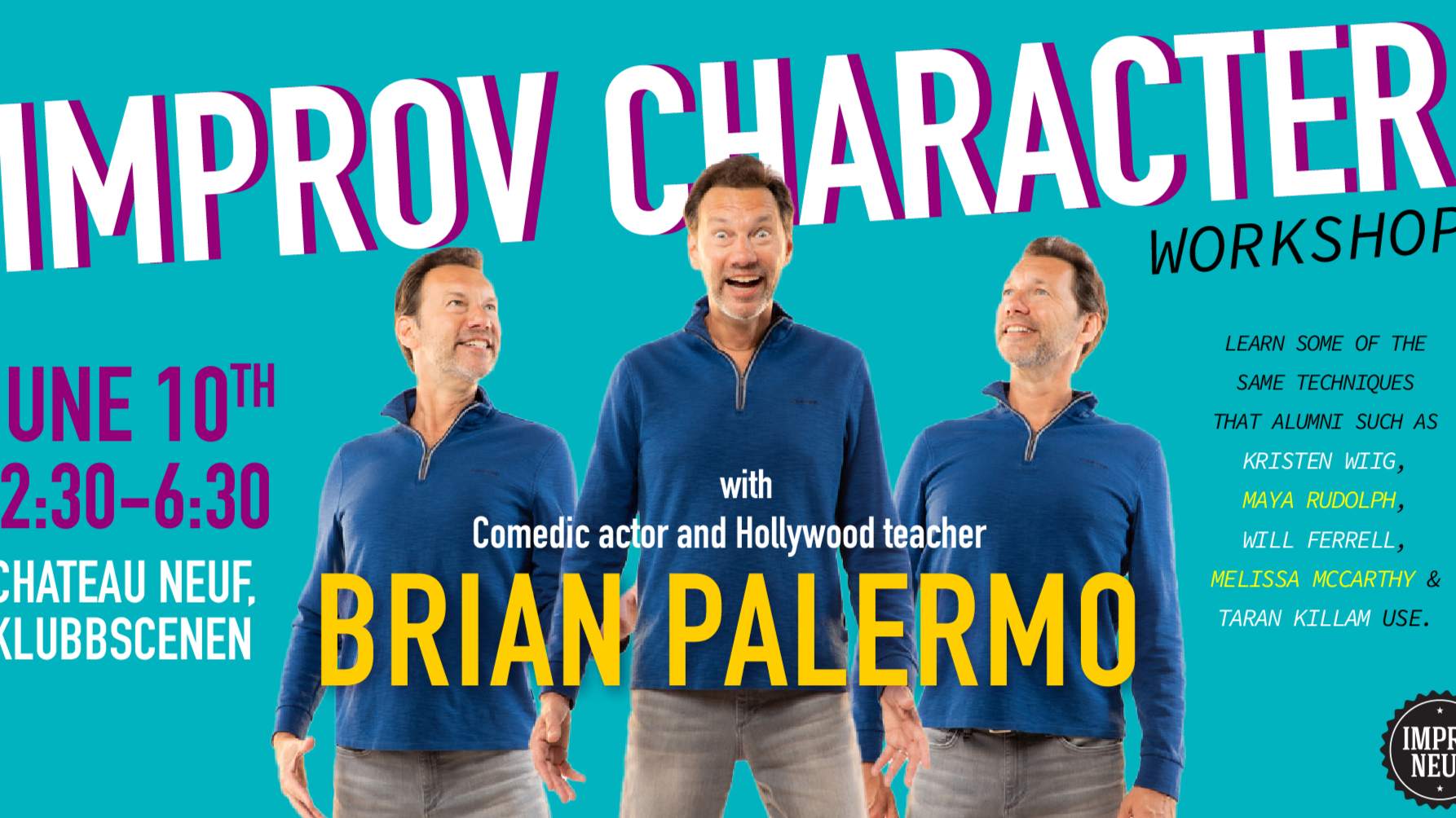 Brian Palermo Improv character