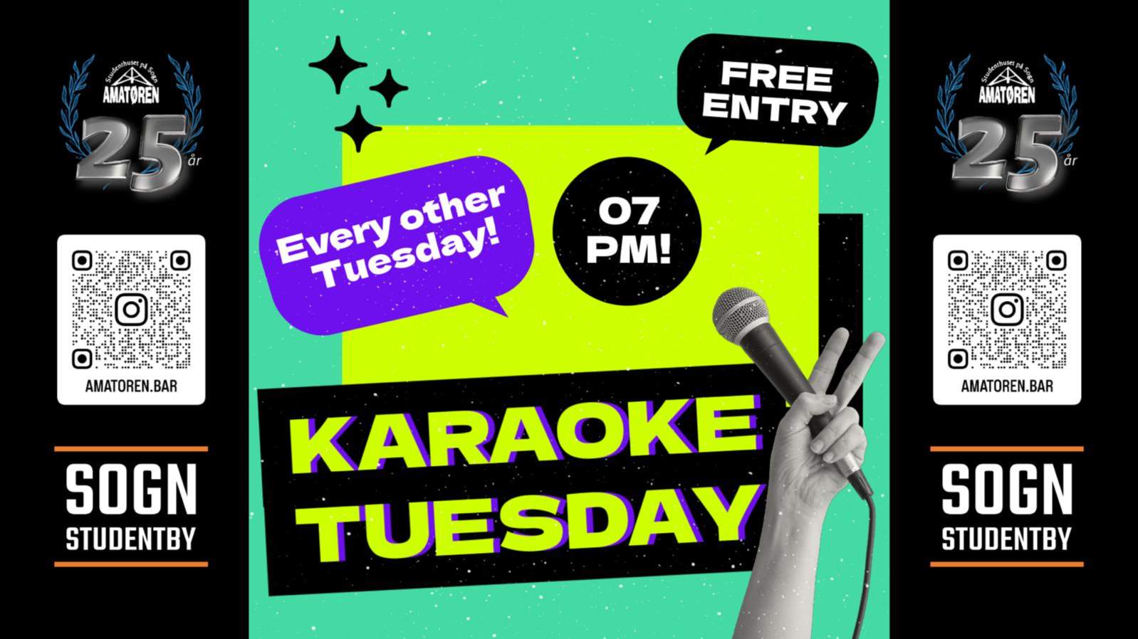 Amatøren - Studenthuset på Sogn - Karaoke 