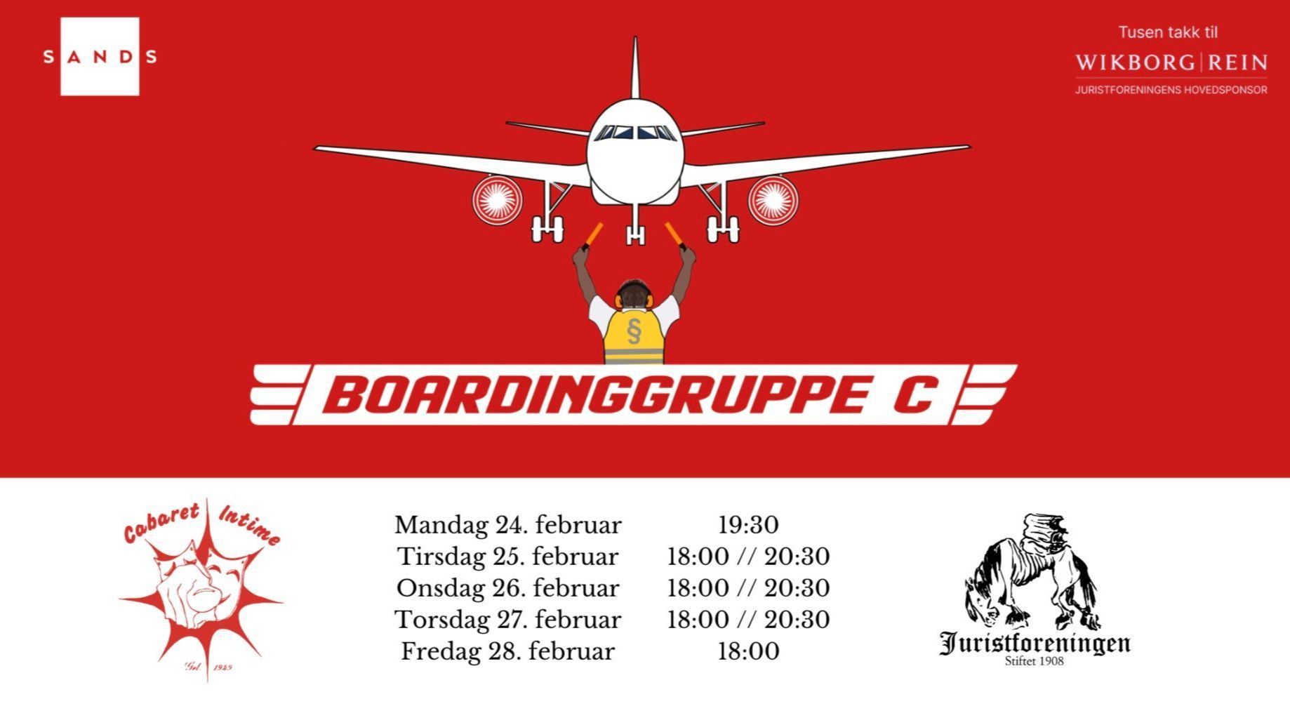 Boardinggruppe C - Cabaret Intime