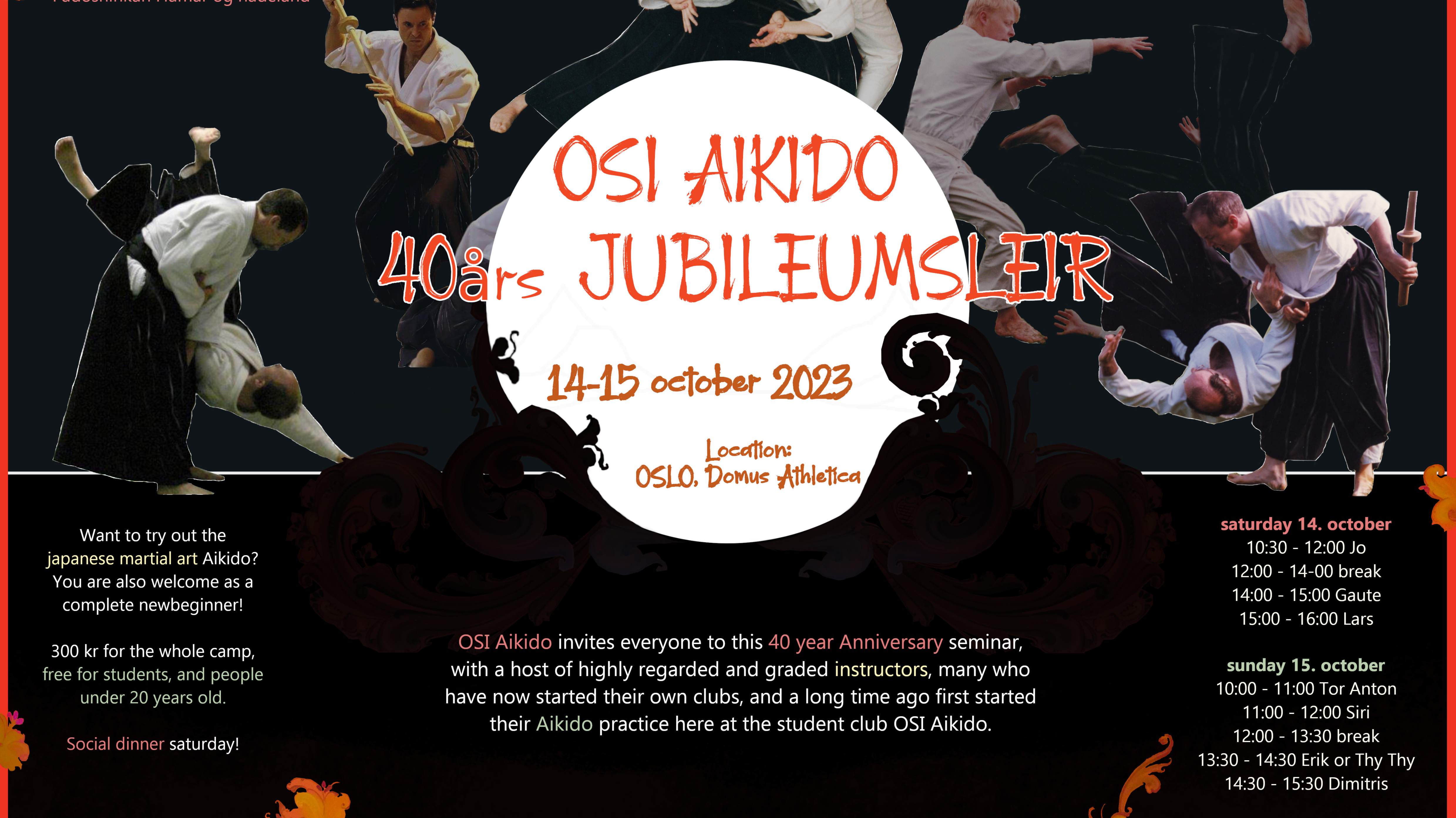 Full poster on our web page and facebook page. 